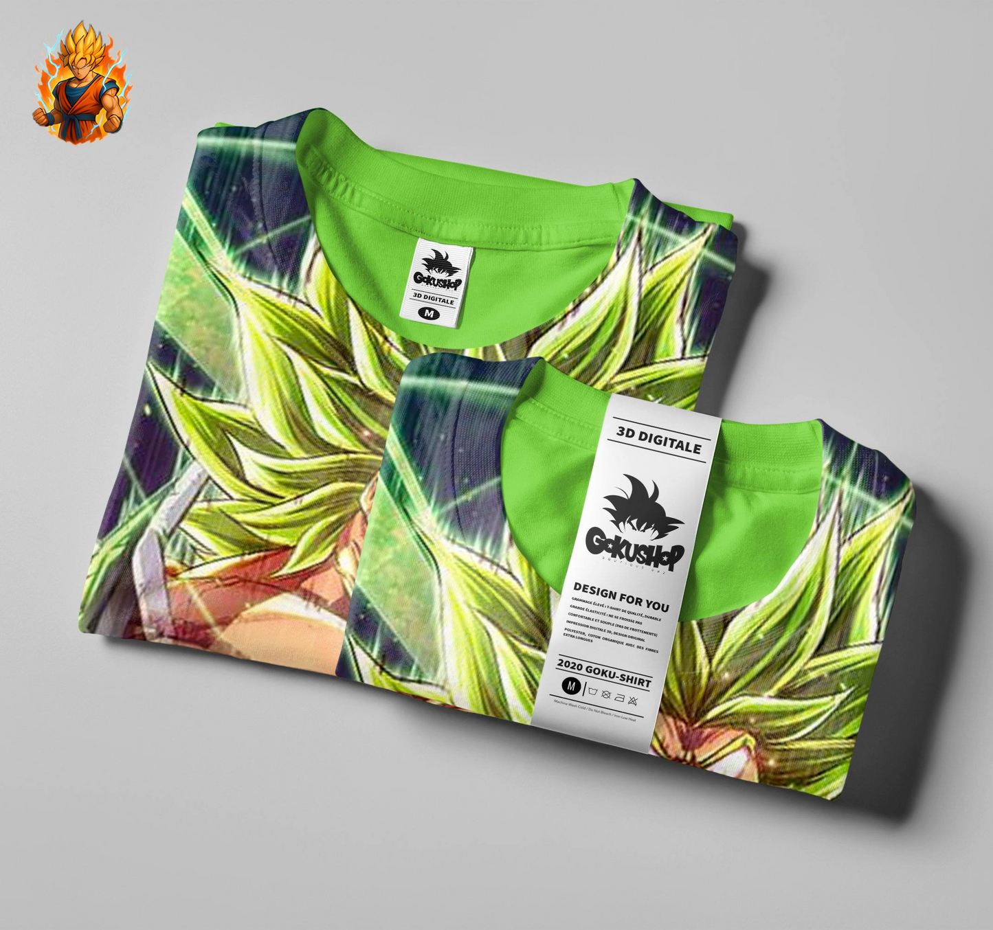 Dragon Ball Super Broly Unkontrollierbares T-Shirt