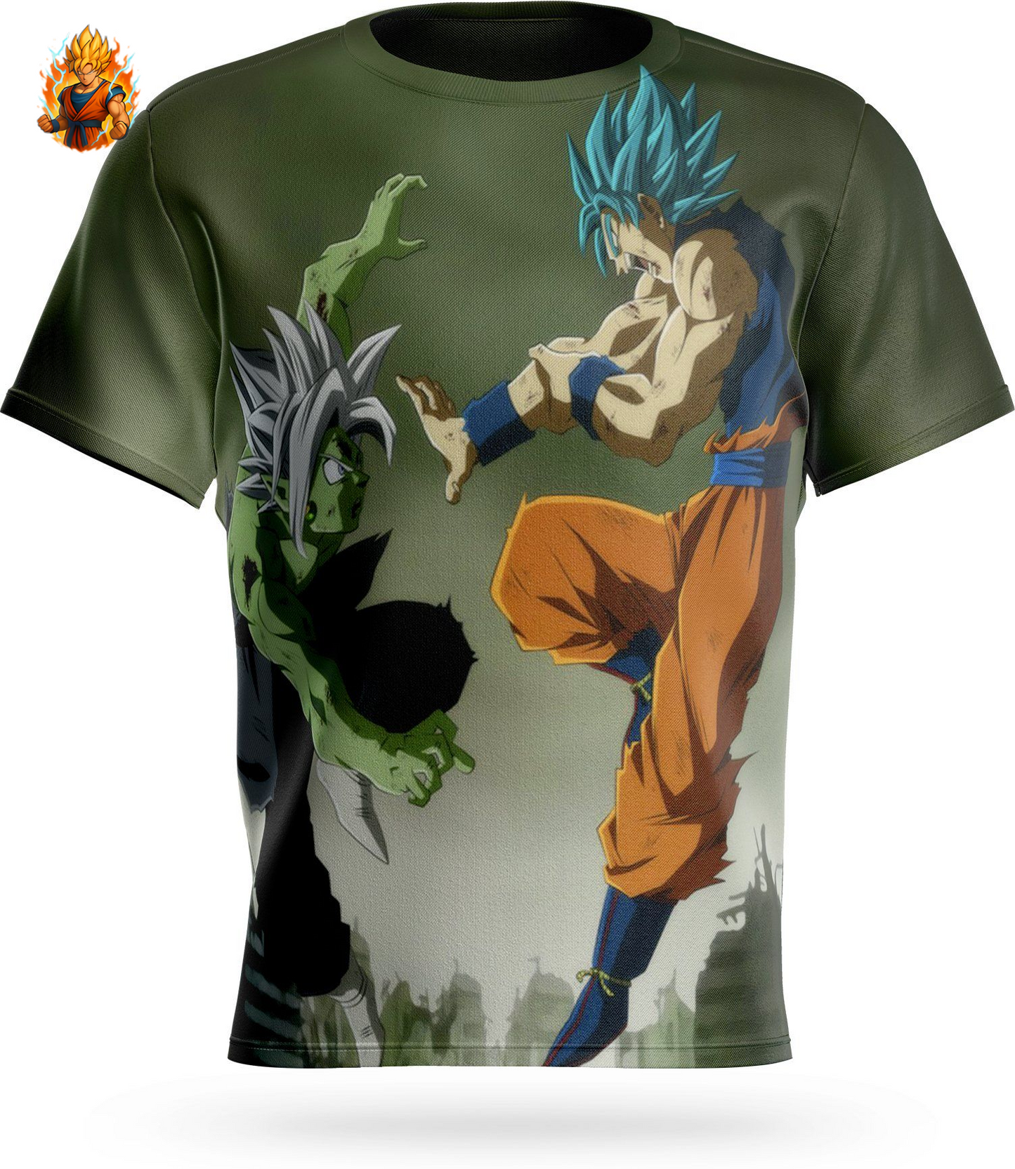 Dragon Ball Super Goku vs. Zamasu Fusion T-Shirt