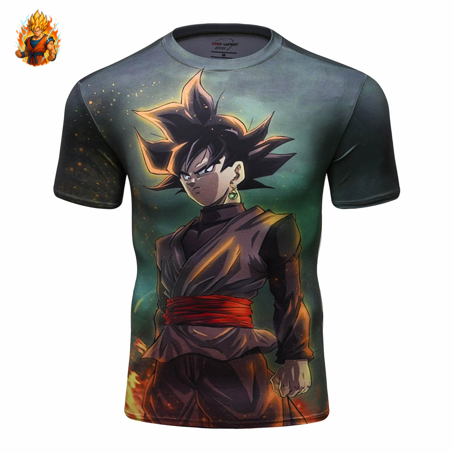 Schwarzes T-Shirt „Dragon Ball Super Goku“
