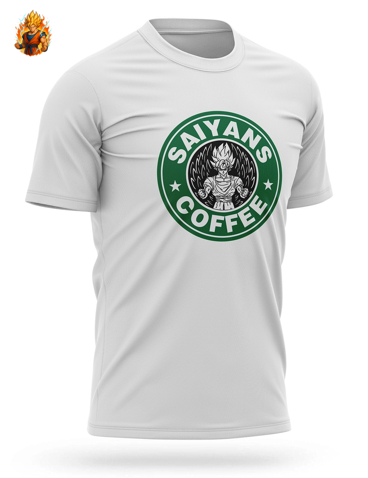 Dragon Ball Z Saiyajins Kaffee-T-Shirt