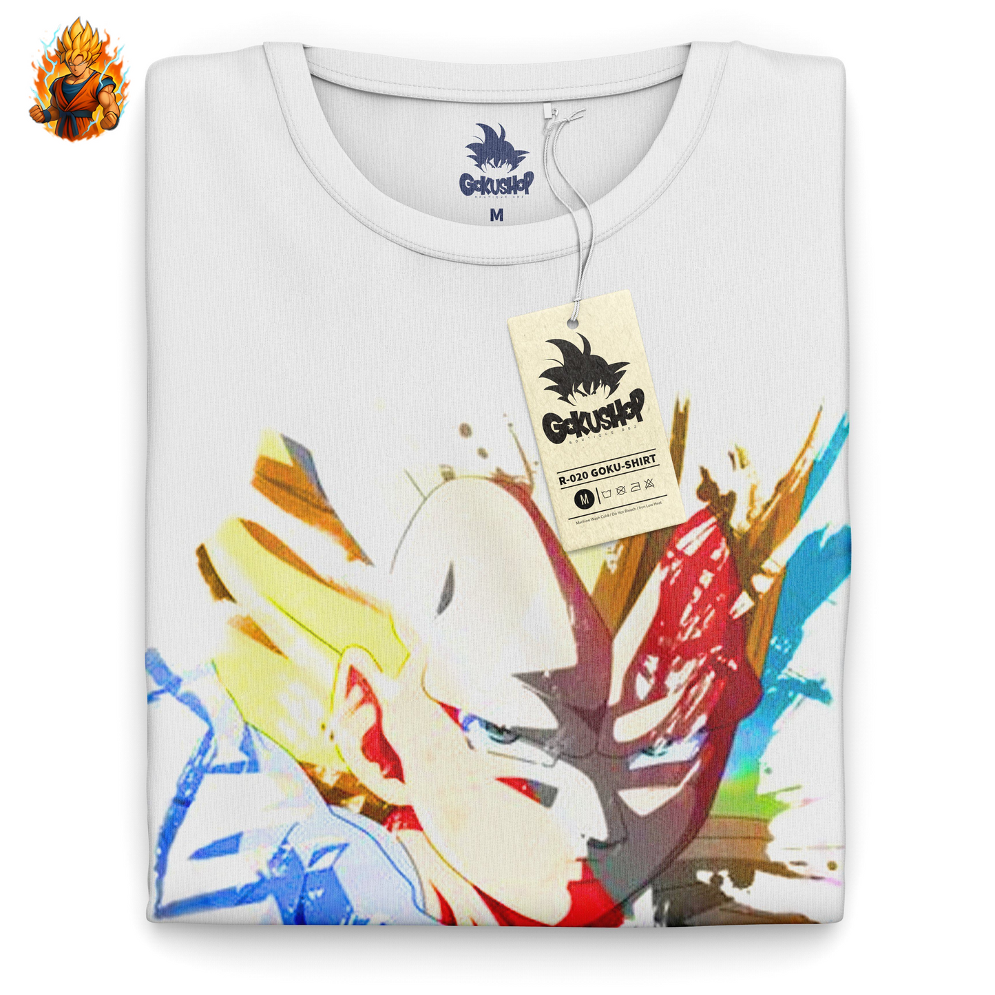 Dragon Ball Z Vegeta 3D-Design-T-Shirt