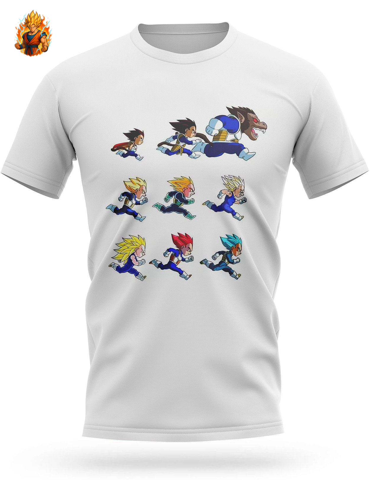 Dragon Ball Transformations Vegeta T-Shirt