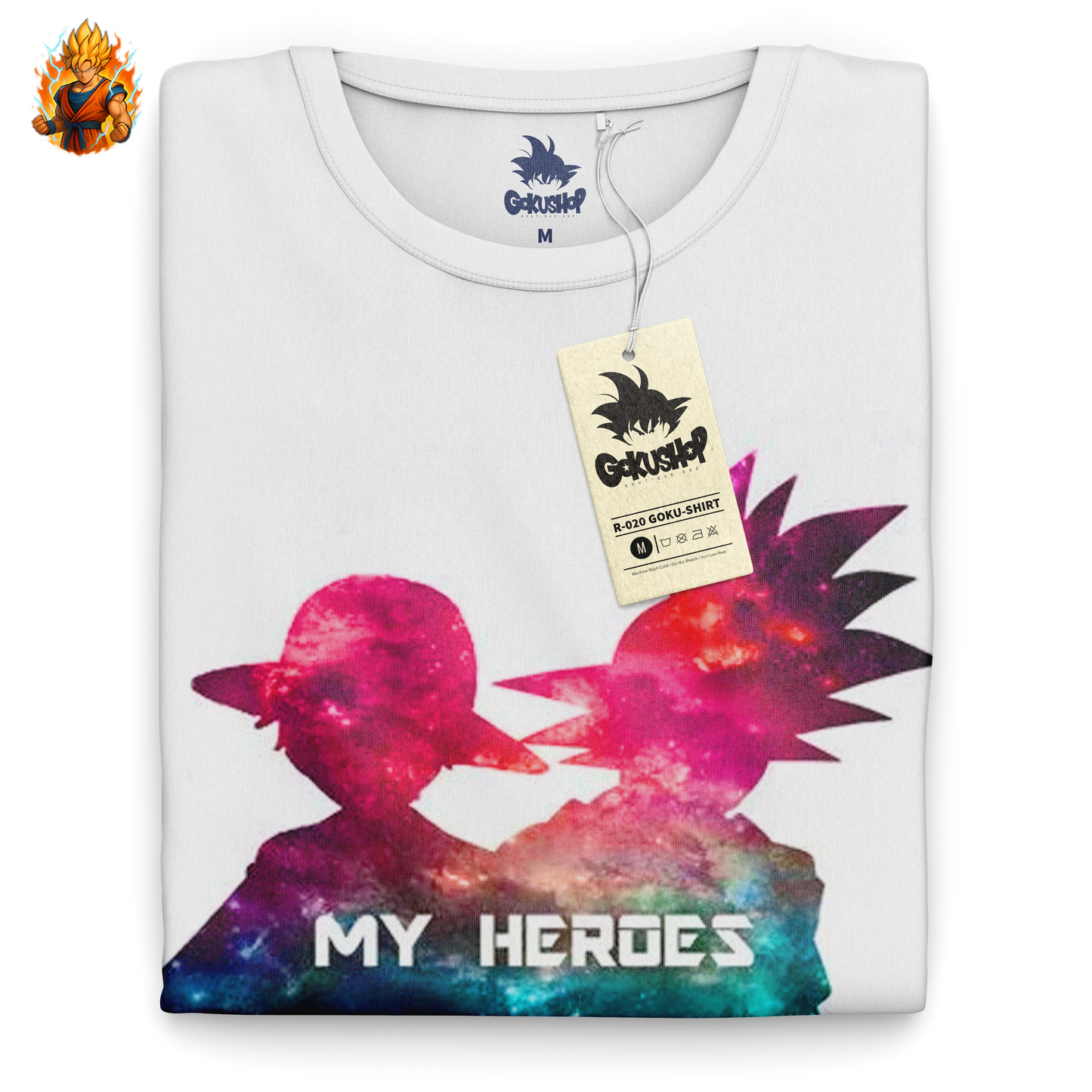 Dragon Ball Z Goku & Ruffy Helden-T-Shirt