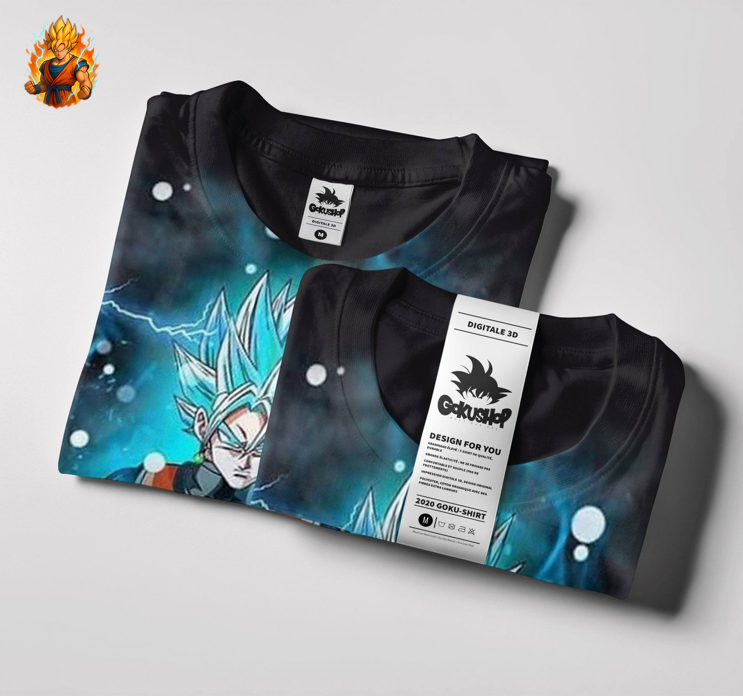 Dragon Ball Vegeto Super Saiyajin Blaues T-Shirt
