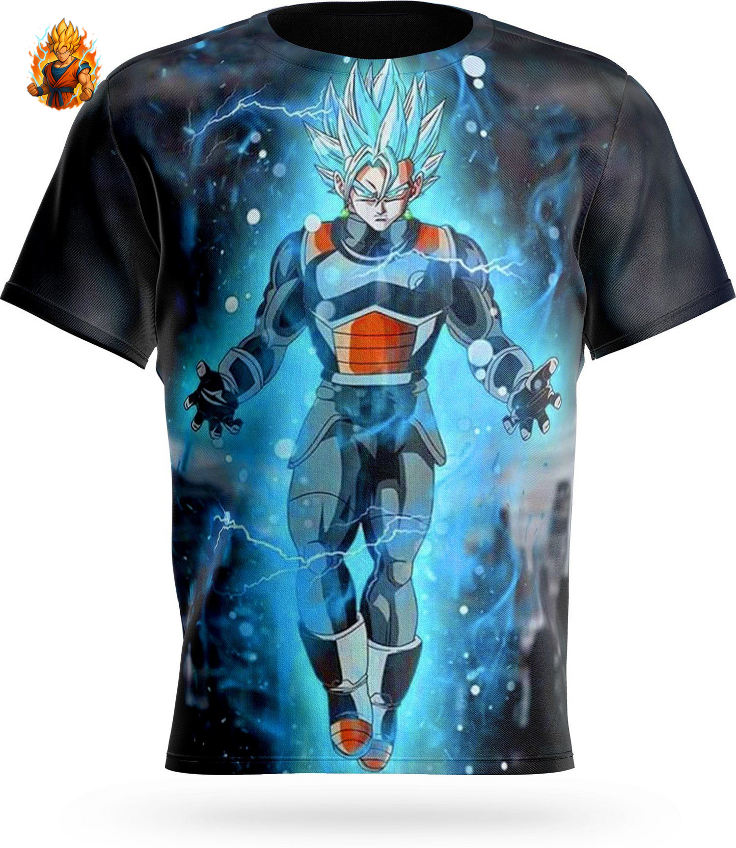 Dragon Ball Vegeto Super Saiyajin Blaues T-Shirt