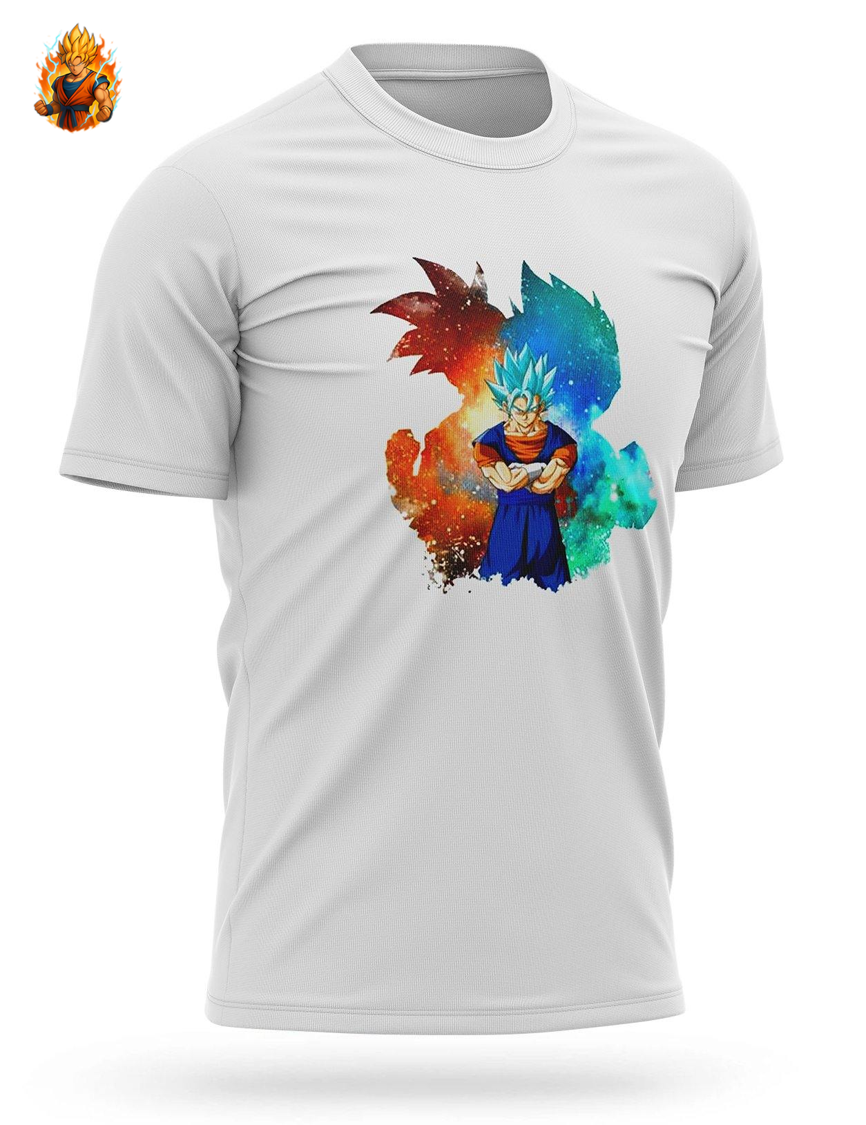 Dragon Ball Super Fusion Vegetto SSJ Blaues T-Shirt