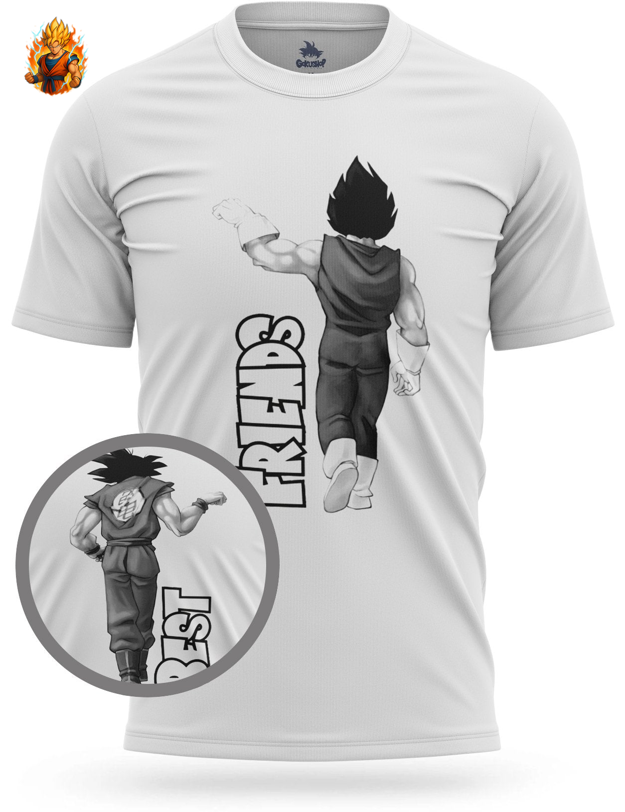 Dragon Ball Z Beste Freunde T-Shirt (Vegeta)