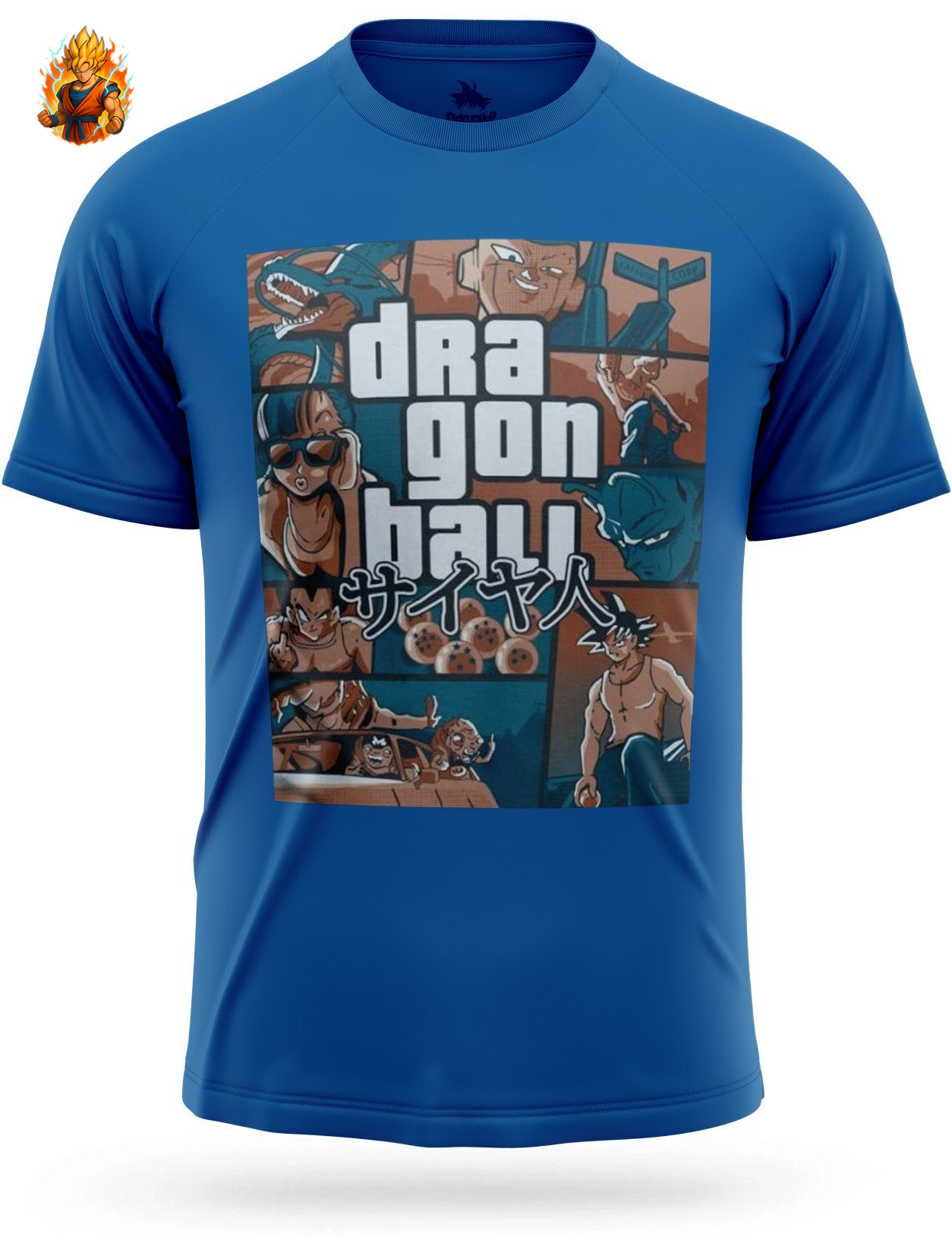 Dragon Ball Z Grand Theft Auto (GTA) T-Shirt