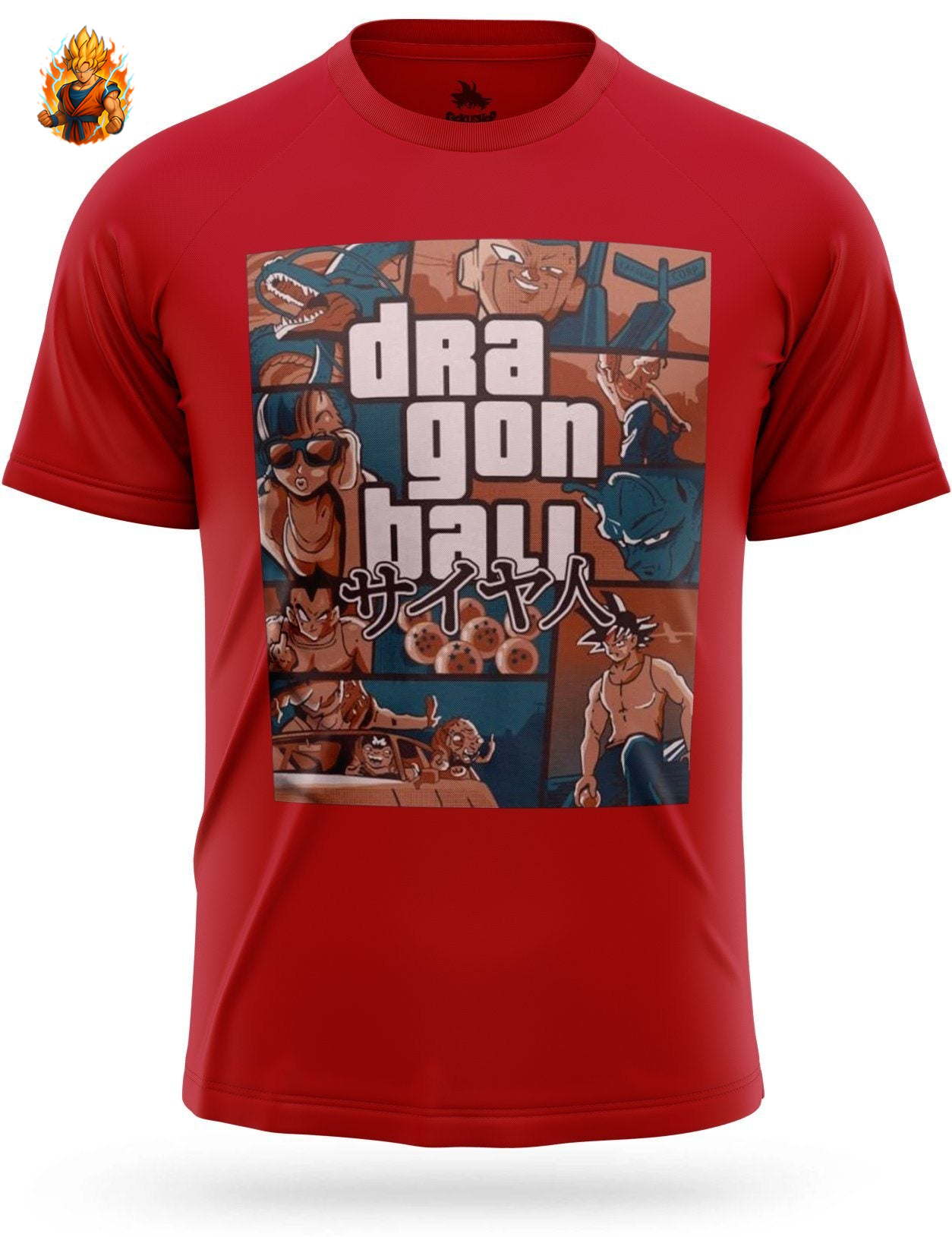 Dragon Ball Z Grand Theft Auto (GTA) T-Shirt