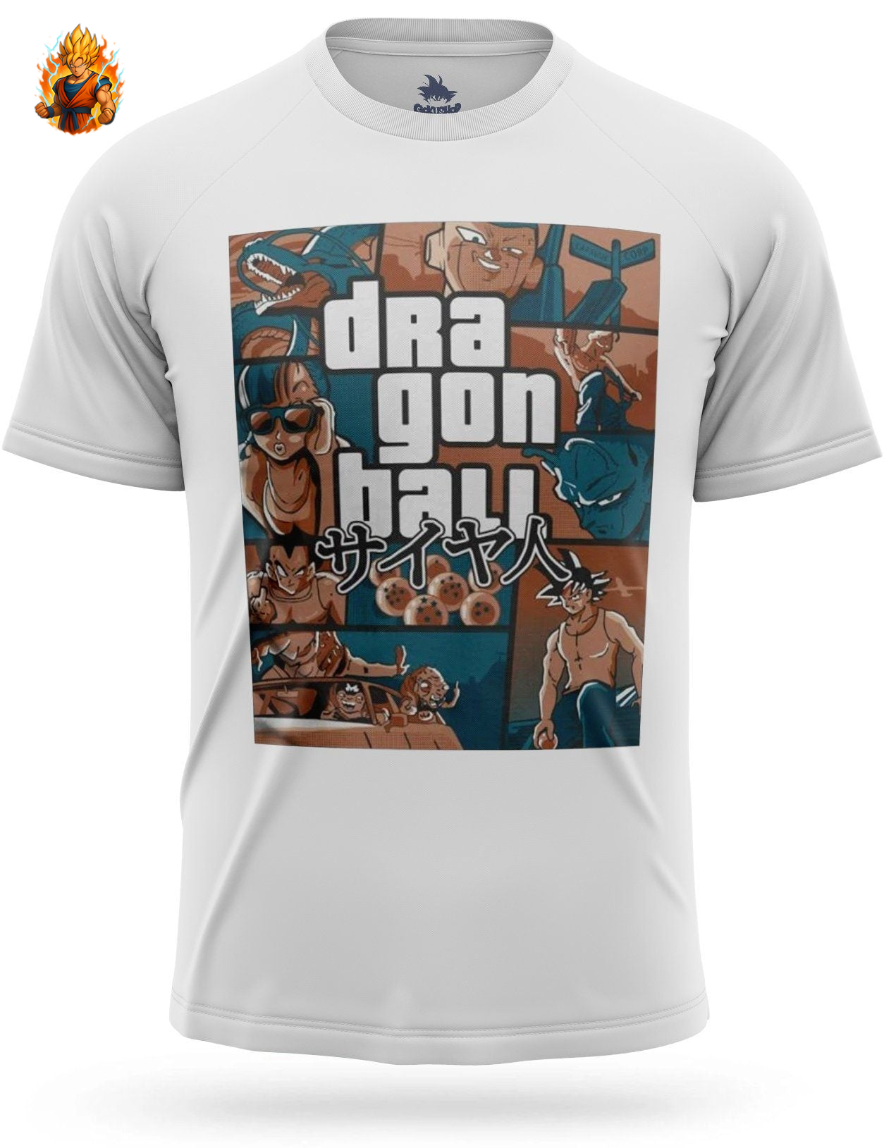 Dragon Ball Z Grand Theft Auto (GTA) T-Shirt