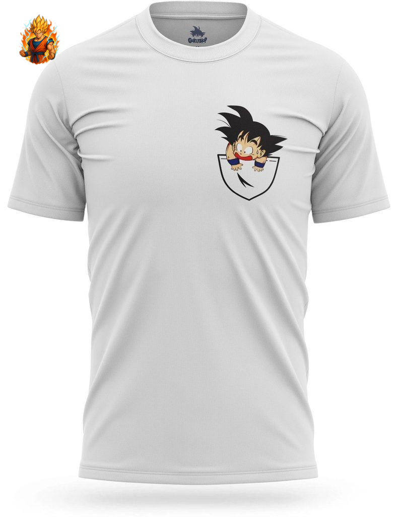 Dragon Ball Z Goku-T-Shirt mit Tasche