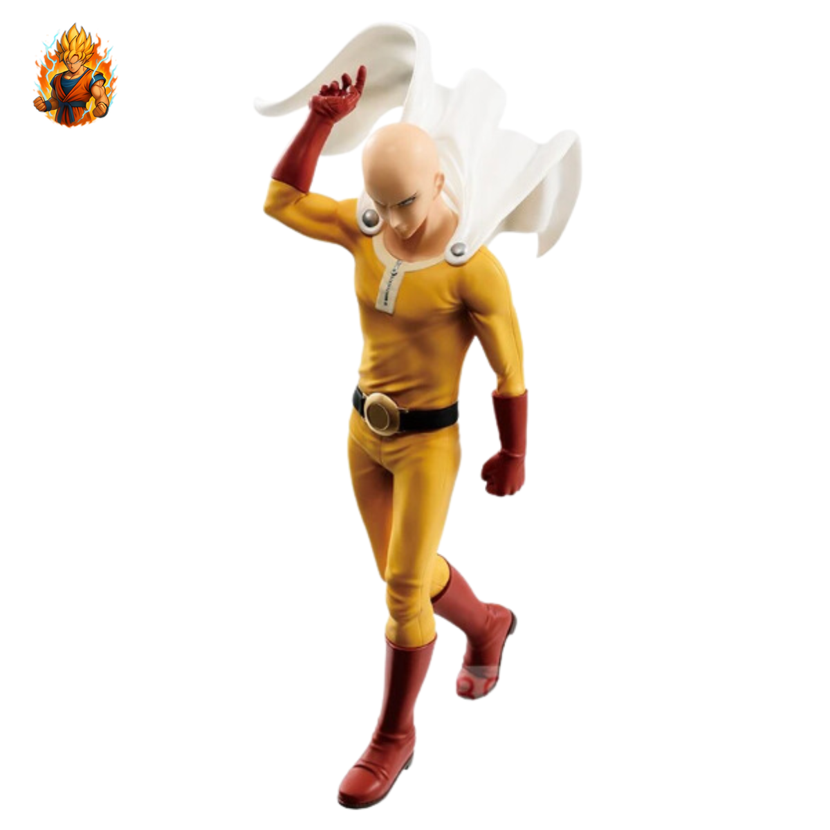 One Punch Man Figur - Glatzköpfiger Saitama mit Umhang