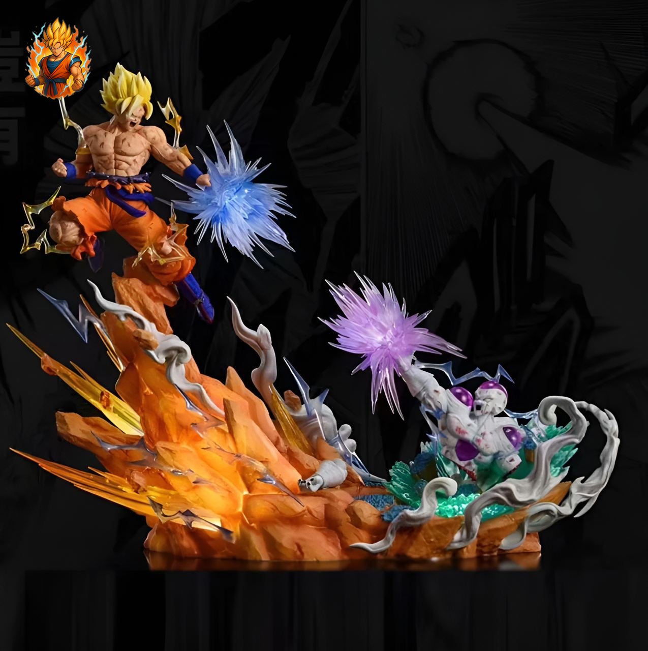 Dragon Ball Rage Goku Frieza Figur