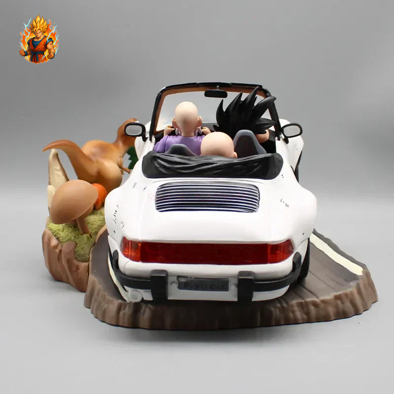 Dragon Ball Goku Krilin Master Roshi in Porsche Figur