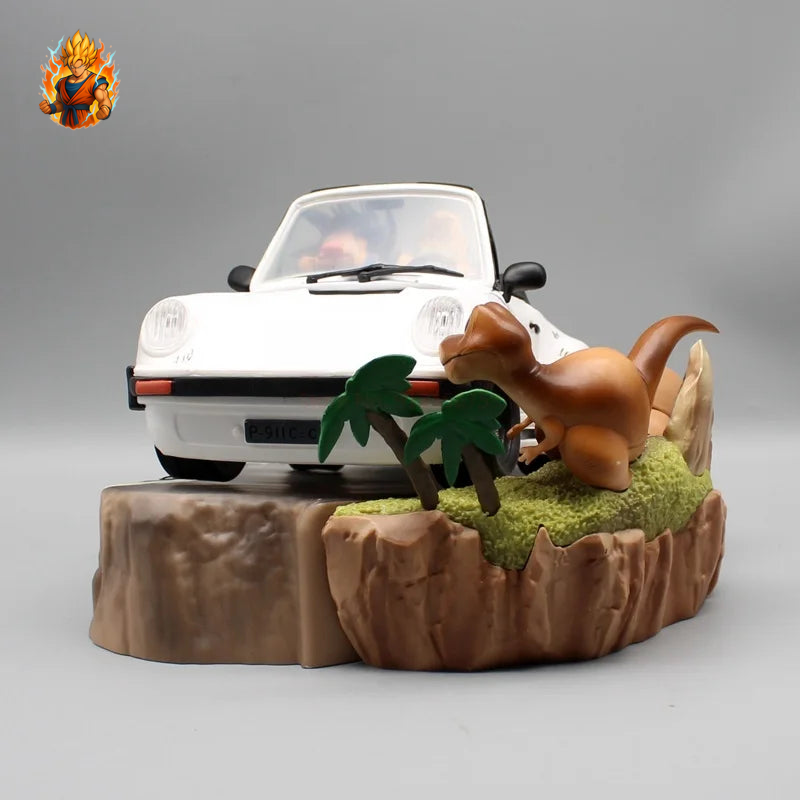 Dragon Ball Goku Krilin Master Roshi in Porsche Figur
