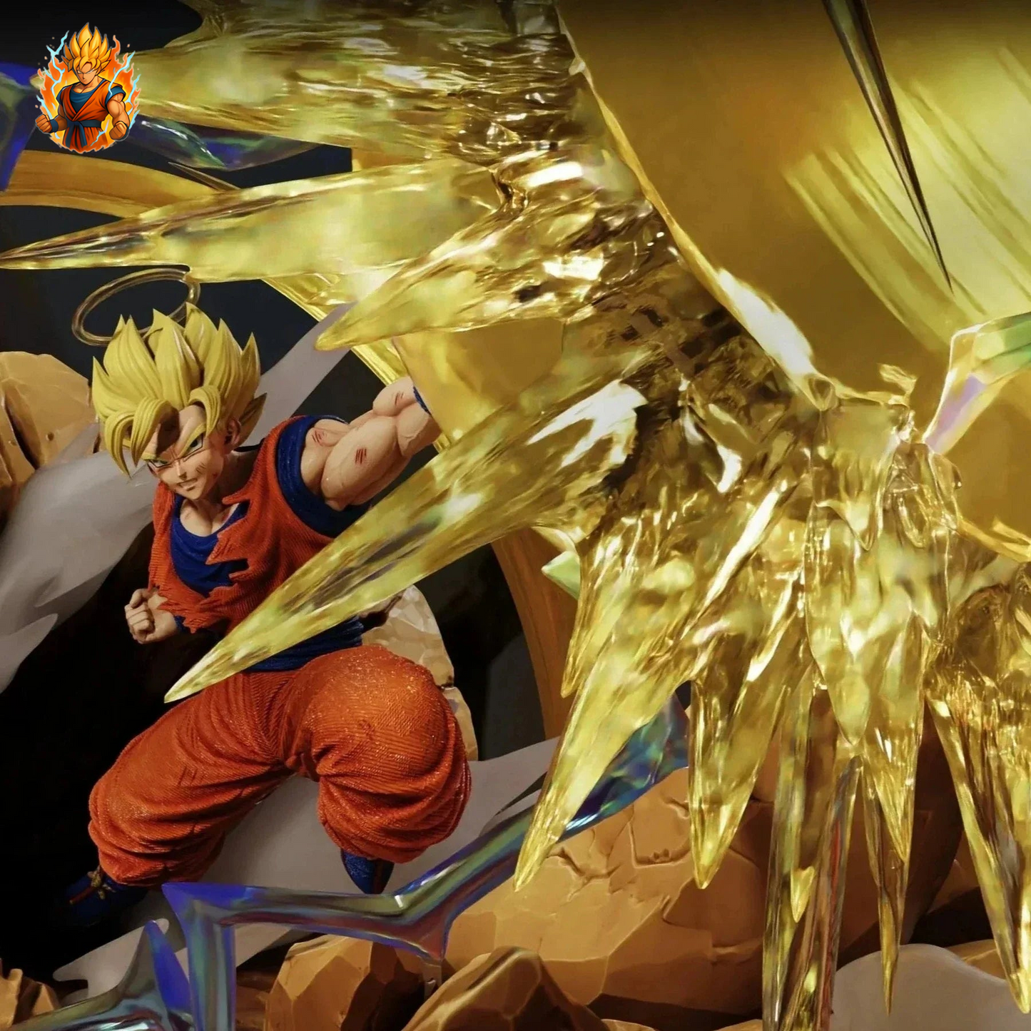 DBZ Goku x Majin Vegeta Figur