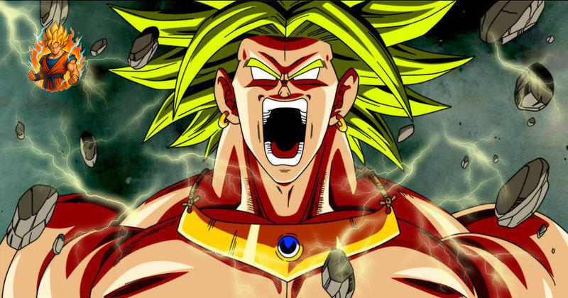 Legendäre DBZ Broly Figur