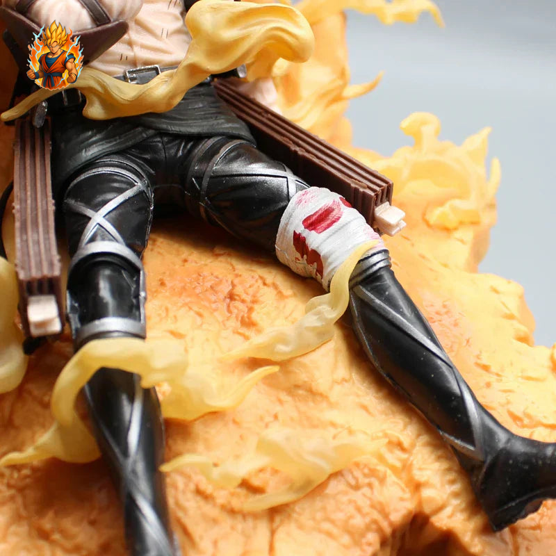 Attack on Titan Figur - Levi sitzt verwundet