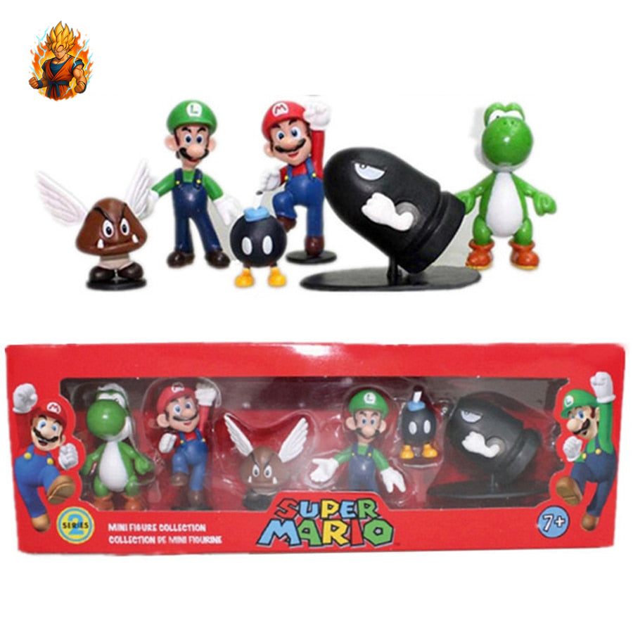 6 Figurines Mario - Lot 4