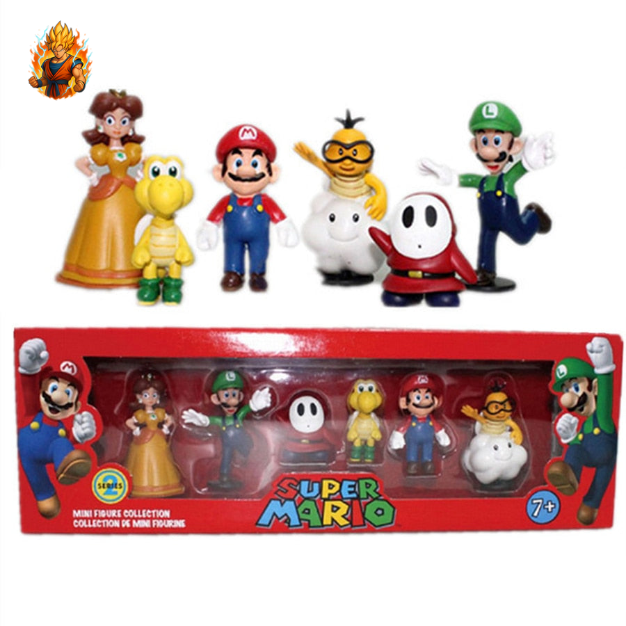 6 Figurines Mario - Lot 3