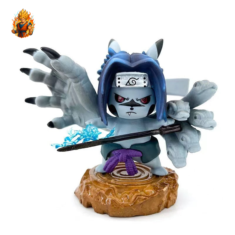 Pokémon Figur Pikachu Naruto Sasuke Verfluchtes Mal