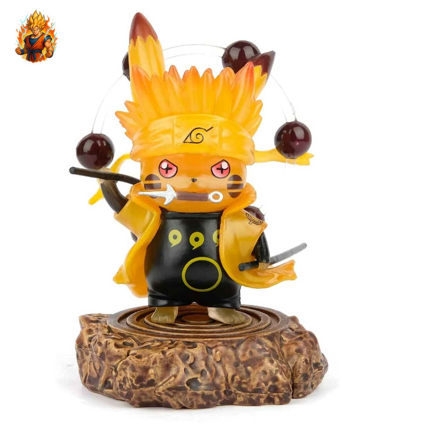Pokémon Pikachu Naruto Uzumaki Kurama Modefigur
