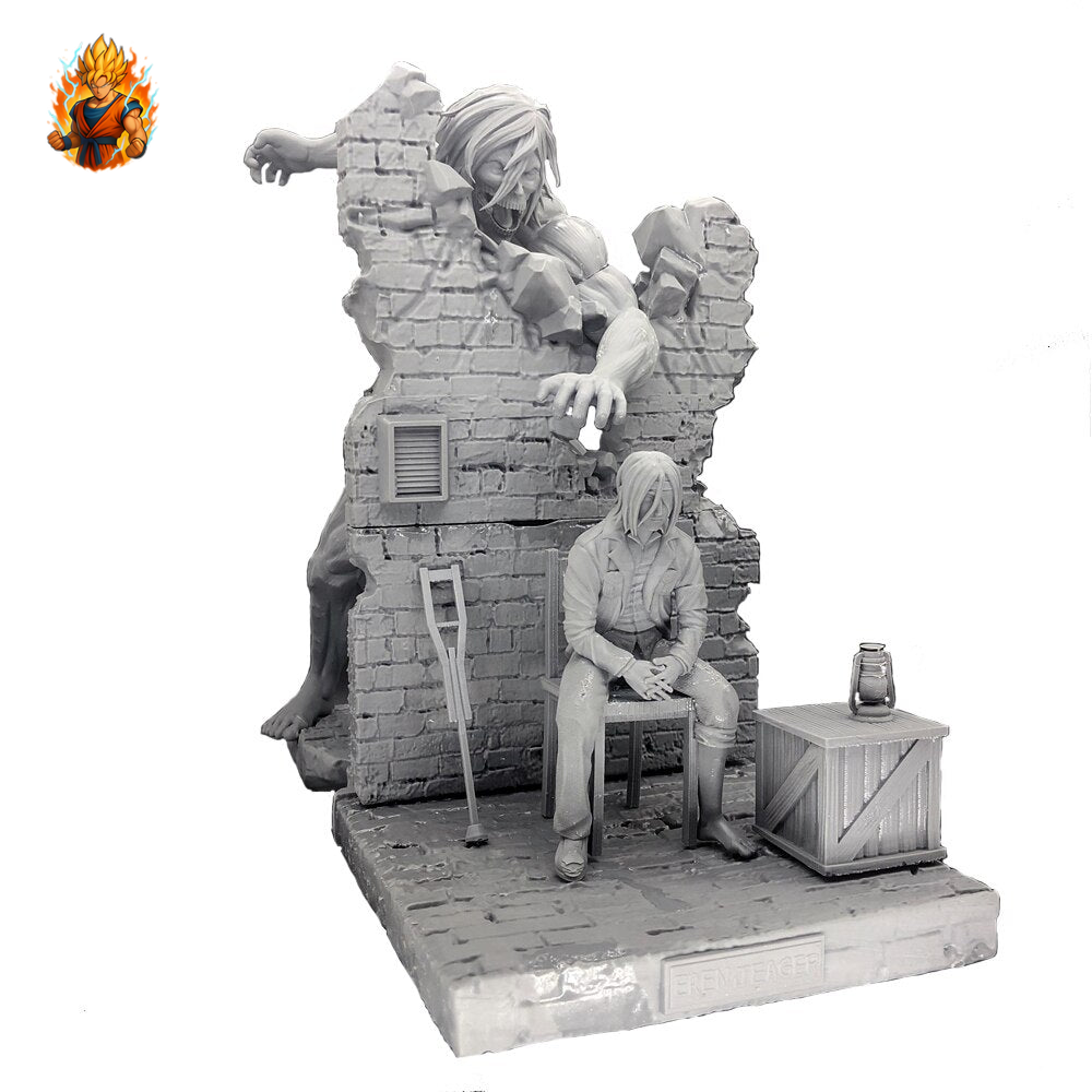 Attack on Titan™ Harzfigur: Titan Assailant und Eren Jaeger