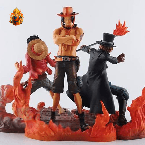 One Piece Ruffy & Ace & Sabo Figur (14-17cm)
