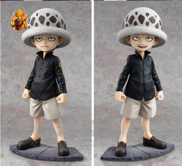One Piece Corazon (12 cm) & Trafalgar Law (7 cm) Figur