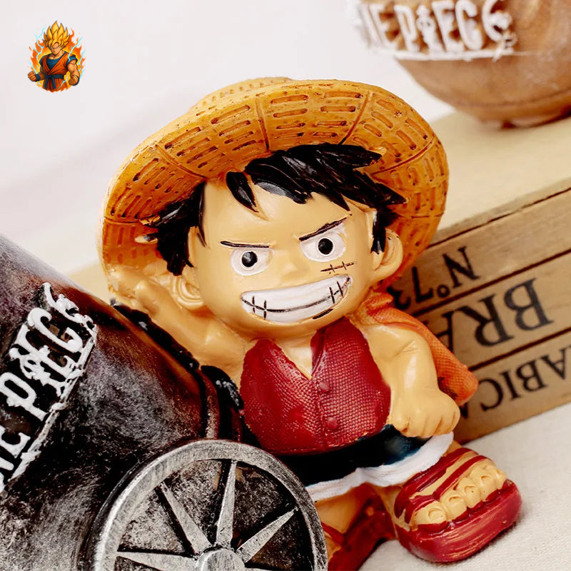 One Piece Ruffy Cannon Figur