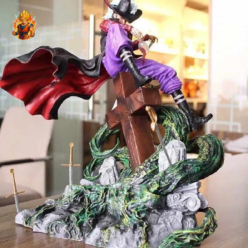 One Piece Dracule Mihawk und seine Schwertfigur