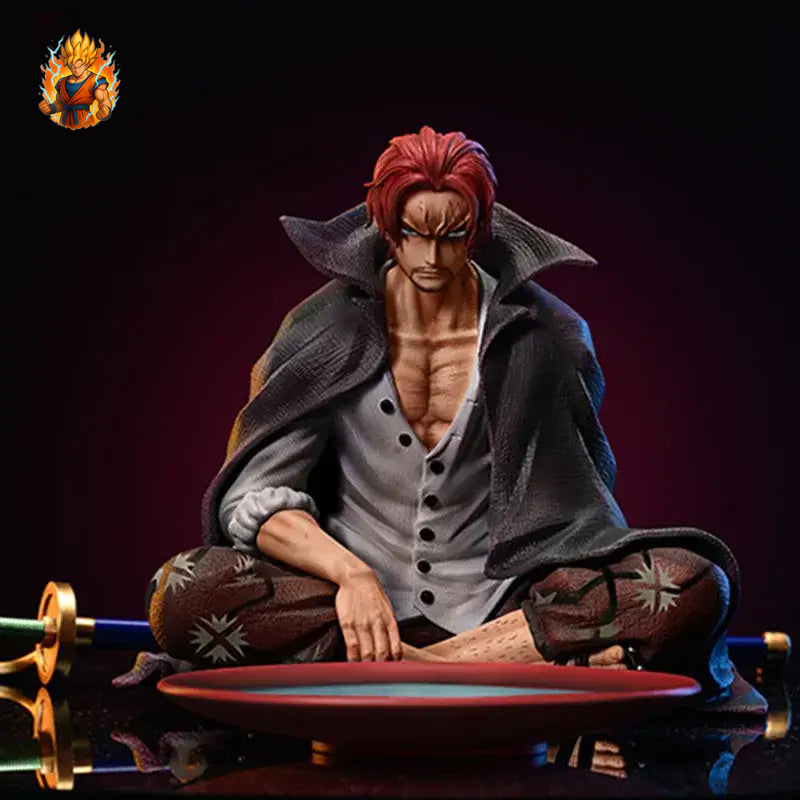One Piece Shanks Sitzende Figur