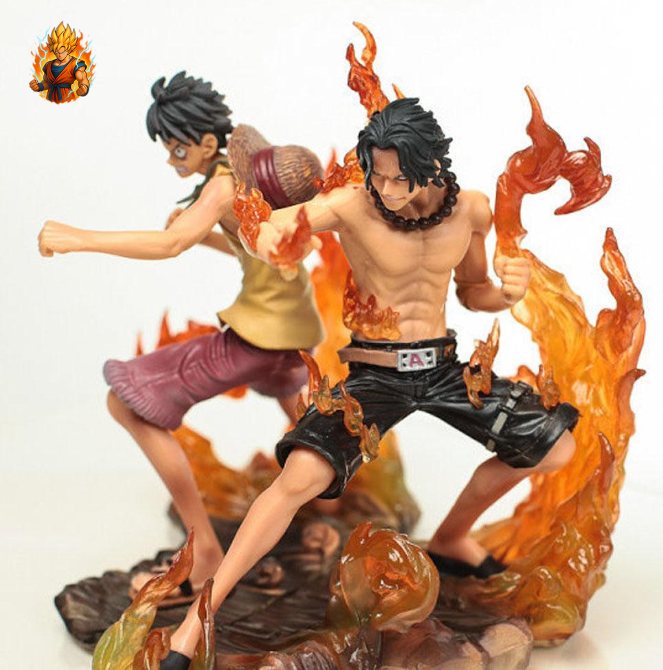 One Piece Ruffy & Ace Figur
