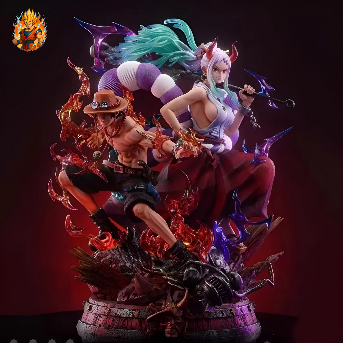 One Piece Ace & Yamato Figur