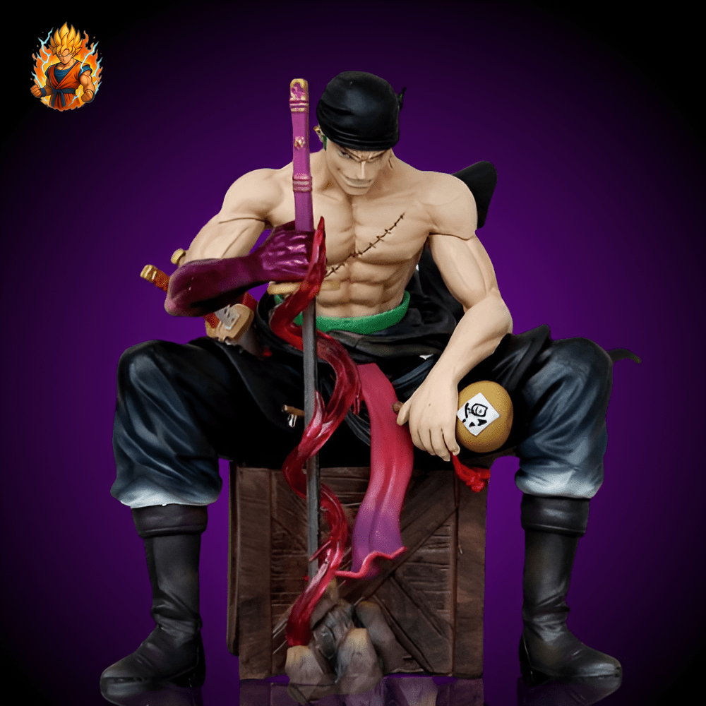 One Piece Zoro Sitzende Figur