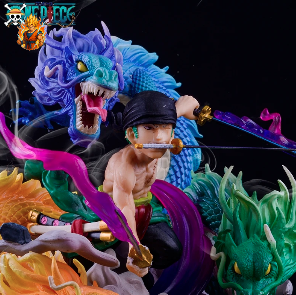 One Piece Zoro 3 Dragons Figur