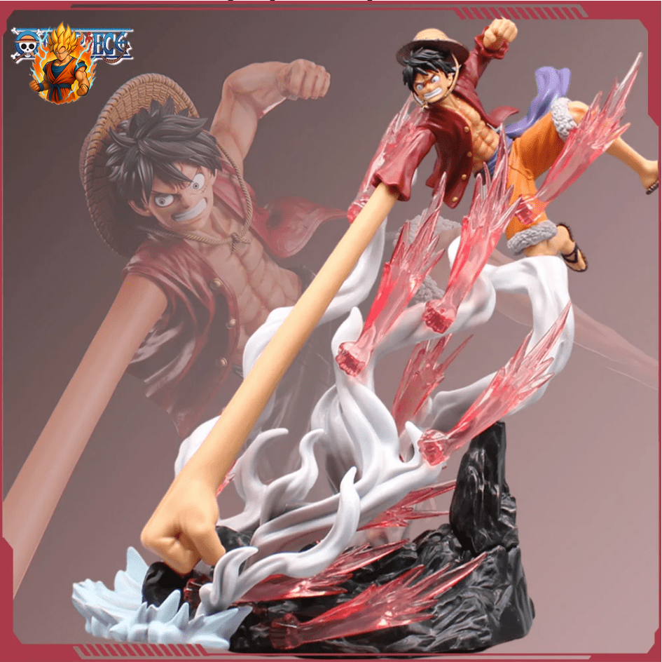 One Piece Ruffy Elastic Punch Figur