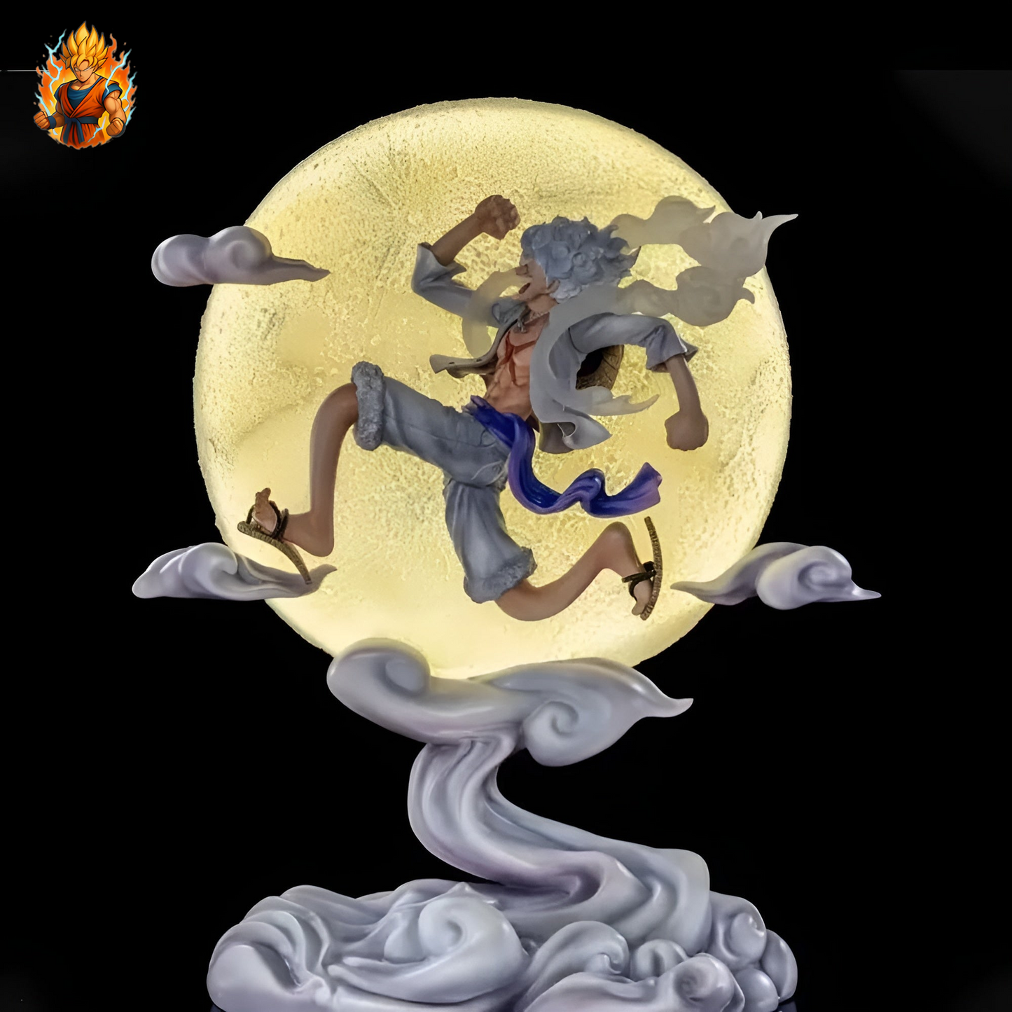 One Piece Ruffy Moon Figur