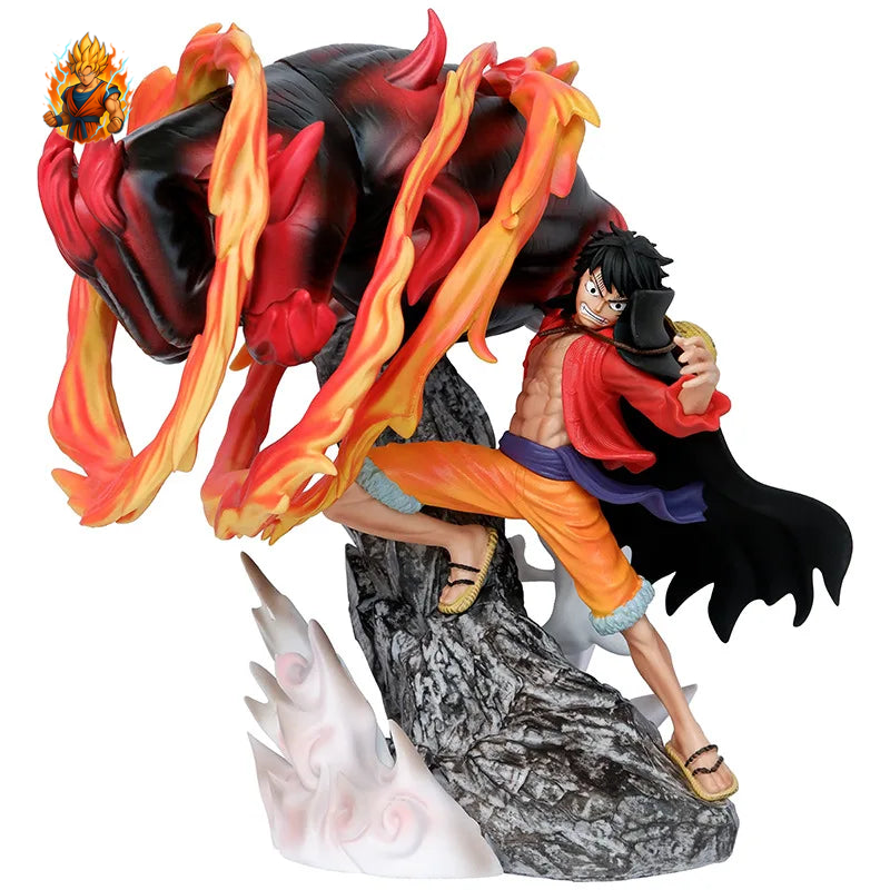 One Piece Ruffy Fire Karma Figur