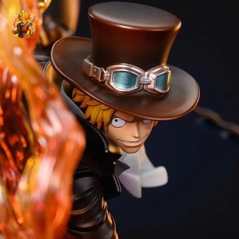One Piece Sabo Flaming Figur