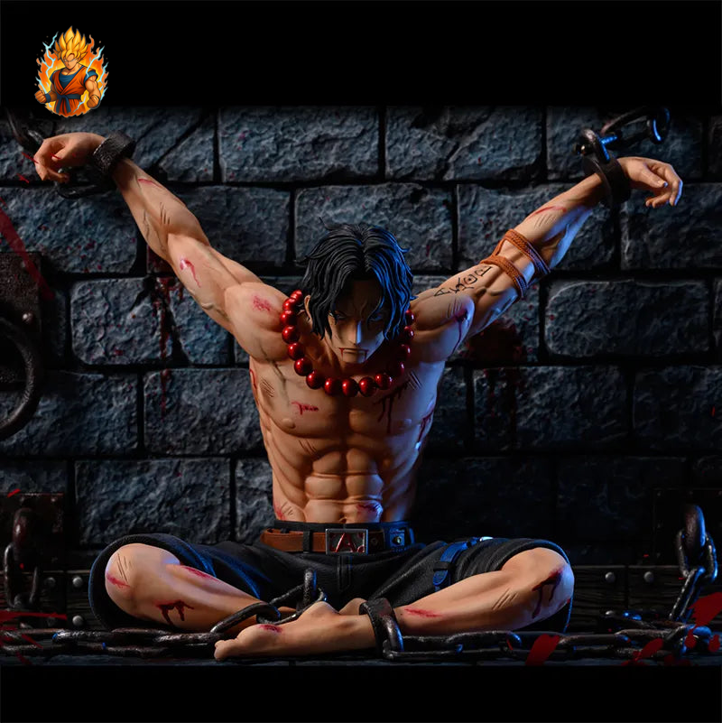 One Piece Ace Prisoner Figur