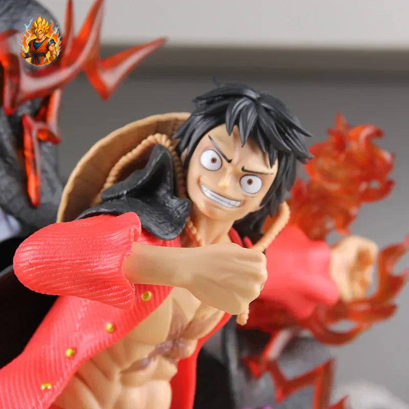 One Piece Ruffy & Shanks Figur