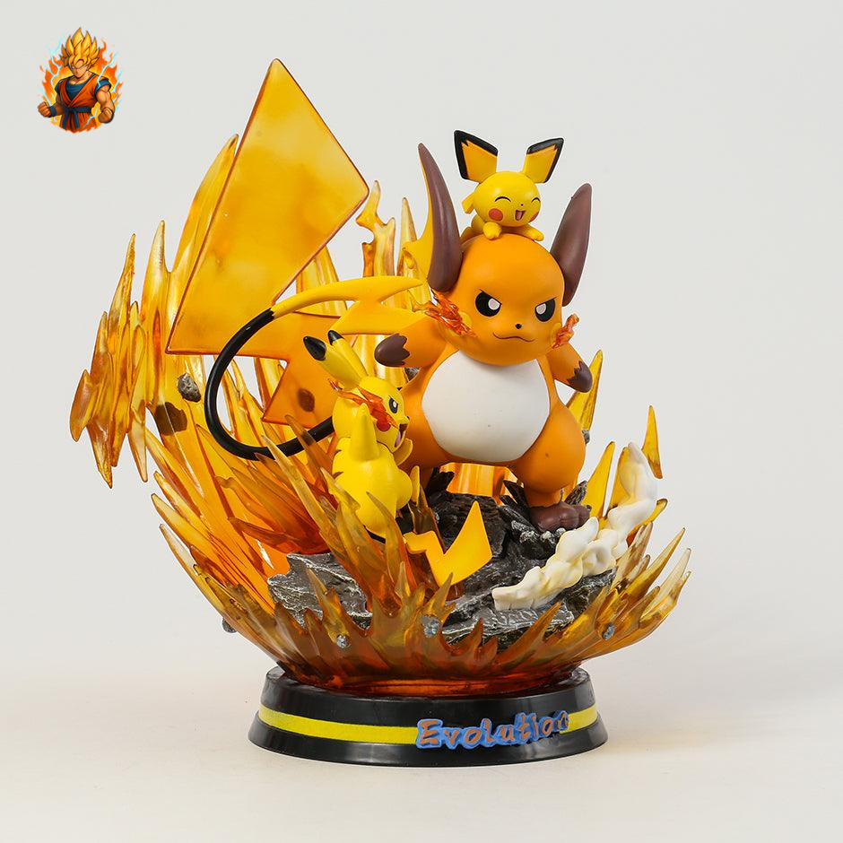 Pokémon-Figur – Raichu-Entwicklung