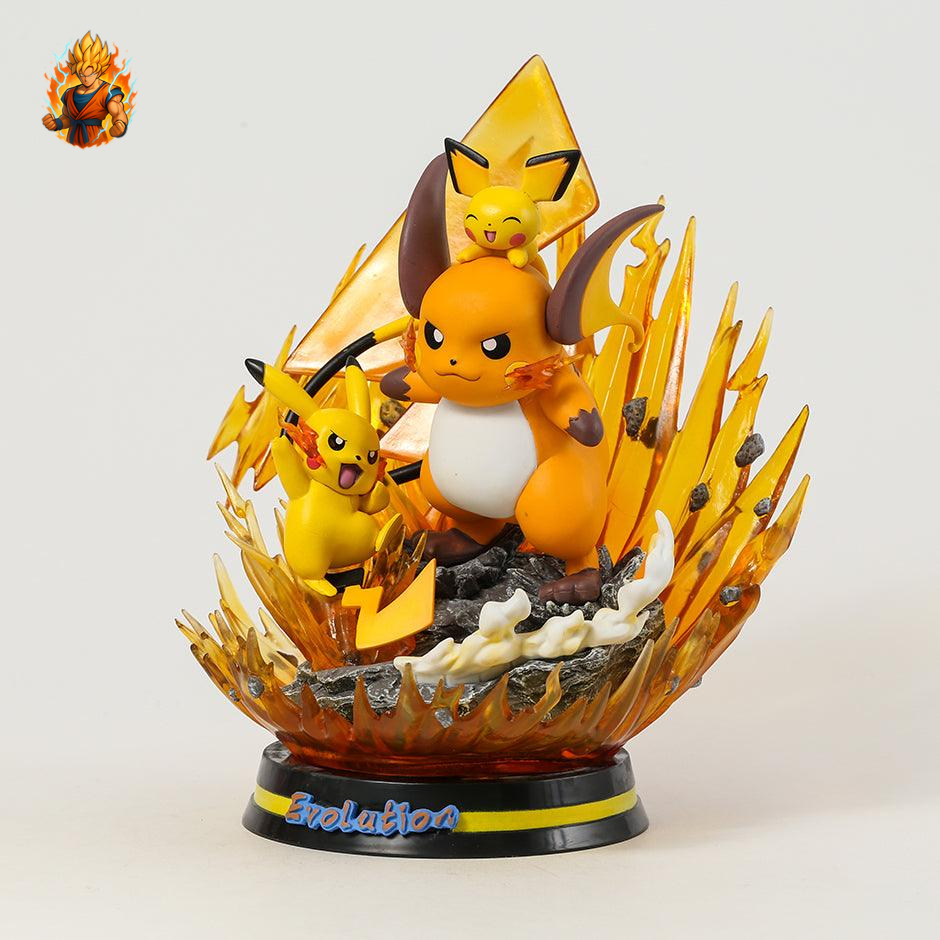 Pokémon-Figur – Raichu-Entwicklung