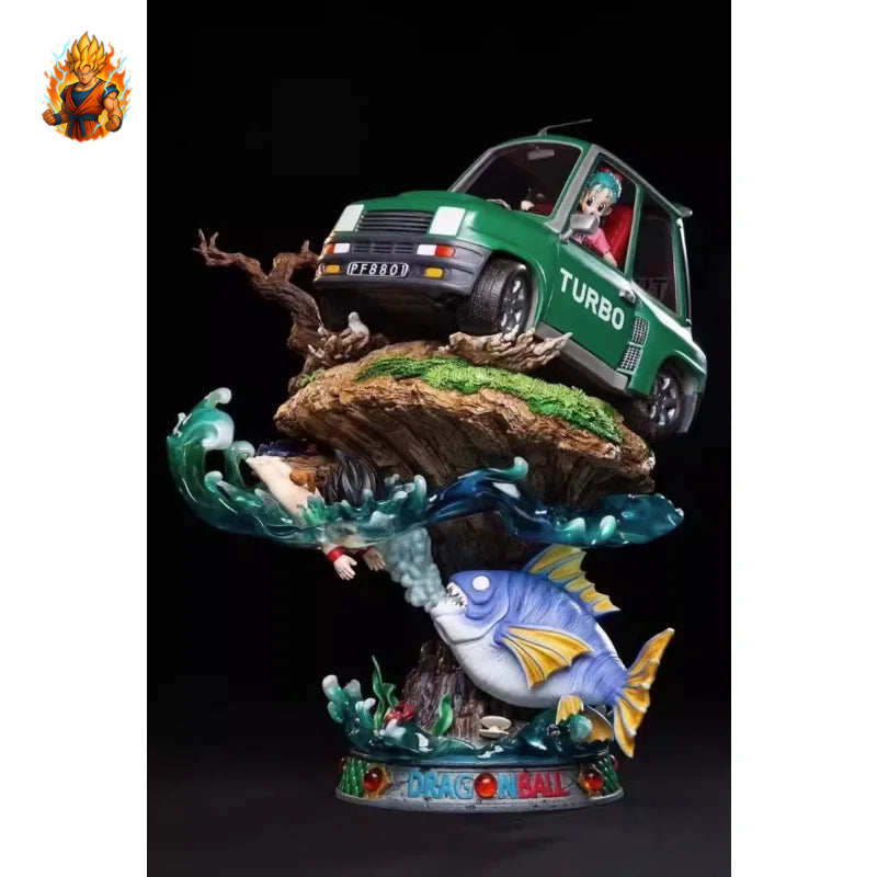 Bulma im Auto Sammlerfigur
