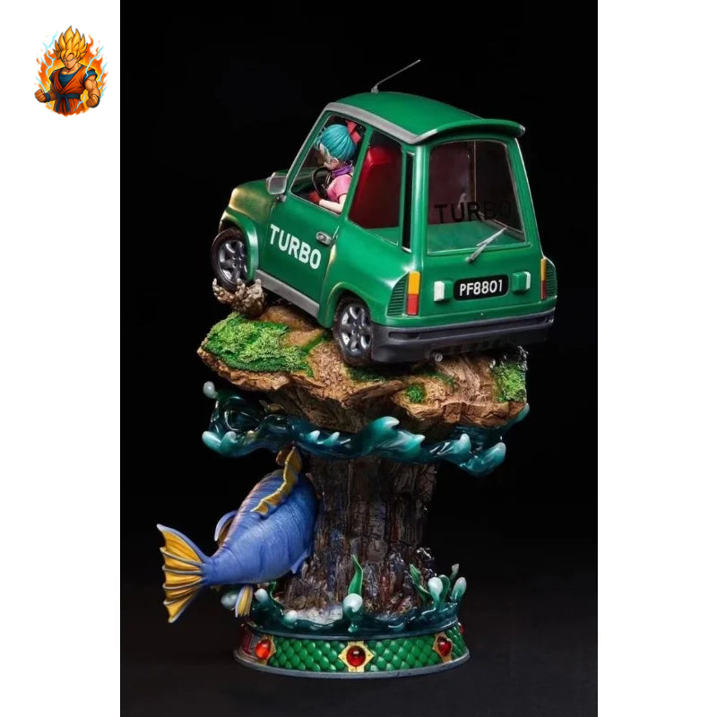 Bulma im Auto Sammlerfigur