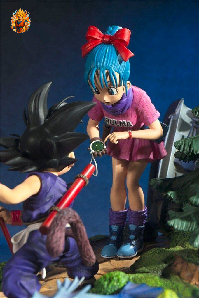 Bulma & Goku Kleine Sammlerfigur