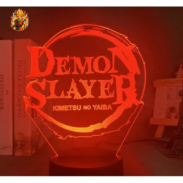 LED-Lampe mit Kimetsu no Yaiba-Logo – Demon Slayer™