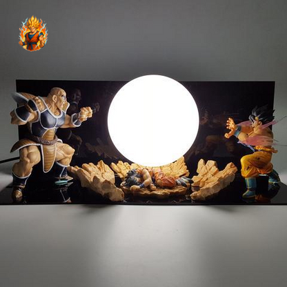 Dragon Ball Z Goku vs. Nappa-Lampe