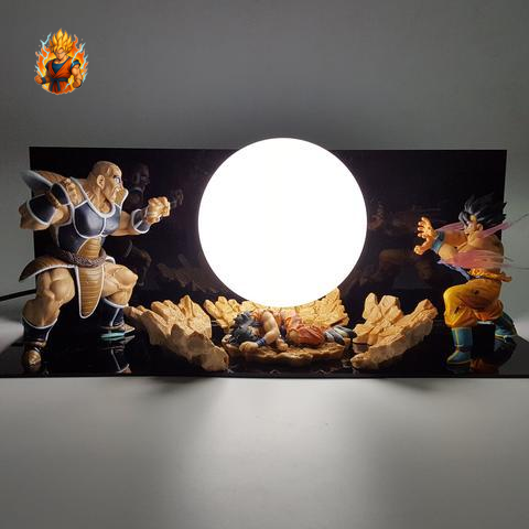 Dragon Ball Z Goku vs. Nappa-Lampe